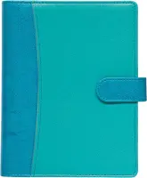 Raamatkalender Boss A5 Nädal horisontaal, spiraalköide, LUX kaaned (TÜRKIIS) 00042/40106