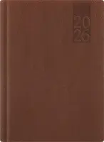 Raamatkalender NÄDAL A5, horisontaal, kõvaköide, (PRUUN) 00030/40045