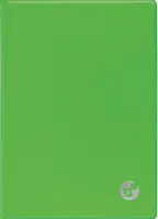Raamatkalender Boss A5, NÄDAL vertikaal, spiraalköide, plastkaaned (HELEROHELINE) 00039/40342