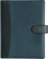Raamatkalender Boss A5 PÄEV, spiraalköide, LUX kaaned, (SININE) 00041/40037