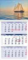 Seinakalender TRIO, avatud mõõt 297x630mm (PILT nr. 14) 00321/40232