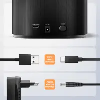 Axagon ADSA-SC HDD/SSD dokkimisjaam USB 3.2 Gen 1 (3.1 Gen 1) Type-C Must – pilt 9