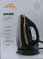SALE OUT. ETA ETA429090000 Vapore Steam station, 3000 W, Black | ETA Vapore 4290 90000 | Steam Iron | 3000 W | Water tank capacity 1500 ml | Continuous steam 120 g/min | Black | DAMAGED PACKAGING