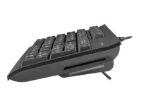 Natec | Moray | Keyboard with Smart ID card reader | Wired | US | Black – pilt 4
