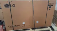 SALE OUT. LG 75TR3DQ-B 75" IPS UHD 3840 x 2160 /400cd/m2/6.5ms HDMI, VGA, Audioin, USB DAMAGED INNER PACKAGING, UNPACKED | LG DAMAGED INNER PACKAGING, UNPACKED