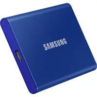 External SSD SAMSUNG T7 1TB USB 3.2 Write speed 1000 MBytes/sec Read speed 1050 MBytes/sec MU...