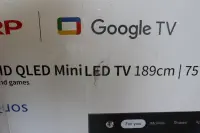 SALE OUT. Sharp 75JP7265E 75" (189cm) 4K Ultra HD QLED MiniLED Google TV, HARMAN/KARDON Speaker System | SALE OUT. Sharp 4K QLED TV | 75JP7265E | 75 | Smart TV | Google TV | UHD | DAMAGED PACKAGING – pilt 2