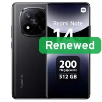 Xiaomi Renewed | Grade A | Redmi Note 14 Pro+ | 256 GB | Midnight Black | 5G | O | Xiaomi Renewed