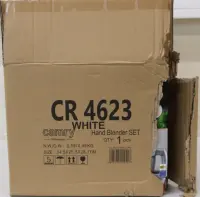 SALE OUT. CAMRY CR 4623w Hand blender set, 1600 W. DAMAGED PACKAGING | SALE OUT. | Camry DAMAGED PACKAGING