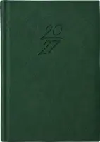 Raamatkalender Kalendermärkmik A6 PÄEV, kunstnahk (TUMEROHELINE) 00029/40083