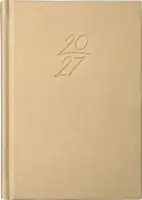 Raamatkalender Kalendermärkmik A6 PÄEV, kunstnahk (BEEŽ) 00029/40359