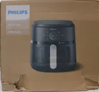 SALE OUT. Philips NA231/00 Airfryer, 1700 W, Pan volume 6.2 L, Black, Silver | Philips Airfryer | NA231/00 | Power 1700 W | Capacity 6.2 L | Black/Silver | DAMAGED PACKAGING, CRACKED BODY | 24 month(s)