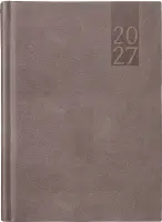 Raamatkalender PÄEV A5, kõvaköide, kunstnahk (PRUUN) 00034/40023