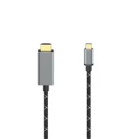 Hama Video Cable, USB-C, 1,5 m, must - Kaabel
