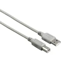 Hama USB 2.0 Cable, USB-A - USB-B, 1.5 m, hall - Kaabel
