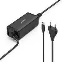 Hama Universal USB-C Notebook Power Adapter, GaN, USB-C, PD  5-20V/100W, must - Laadija