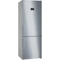 Bosch, NoFrost, 440 L, kõrgus 203 cm, roostevaba teras - Külmik