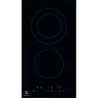 Electrolux 300 Domino, raamita, laius 29 cm, must - Integreeritav keraamiline pliidiplaat