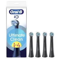 Braun Oral-B UltimateClean, 4 tk, must - Lisaharjad