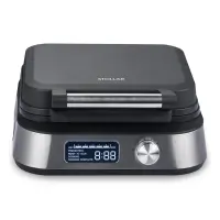 Stollar the Waffle Maker, 1500 W, must/roostevaba teras - Vahvlimasin