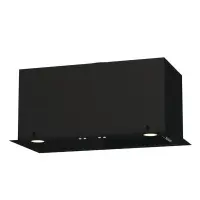 Hisense, 650 m³/h, laius 60 cm, must - Integreeritav õhupuhasti