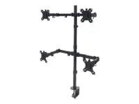 MH Monitor Mount supports 4 LCD Monitors