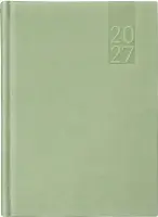 Raamatkalender PÄEV A5, kõvaköide, kunstnahk (HELEROHELINE) 00034/40390