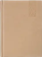 Raamatkalender PÄEV A5, kõvaköide, kunstnahk (BEEŽ) 00034/40419
