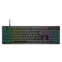 Corsair K55 Core RGB, ENG, must - Klaviatuur