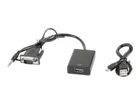 LANBERG AD-0021-BK Lanberg adapter VGA(F