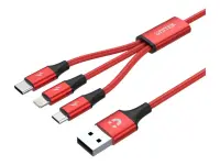 UNITEK C4049RD Unitek Cable 3-in-1, USB-