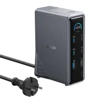 Anker Prime Dual Display, 160 W, must - Sülearvuti dokk