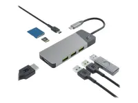 GREEN CELL HUB USB-C GC Connect 3xUSB