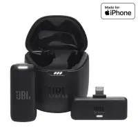 JBL Quantum Stream Wireless Lightning, must - Juhtmevaba mikrofon