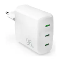 Puro MiniPro Gan Wall Charger, 96 W, valge - Laadija