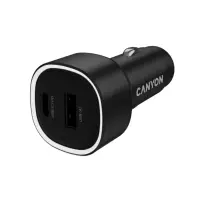 Canyon OnDrive 85, USB-A, USB-C, 83 W, must - Autolaadija
