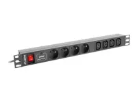 LANBERG PDU-04E04I-0200-IEC-BK Lanberg P