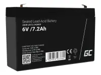 GREEN CELL Battery AGM VRLA 6V 7.2Ah