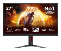 AOC CQ27G4Z2 Curved 34" 2560x1440/16:9/350cd/m2/1ms HDMI, DisplayPort, USB, Headphone out | AOC