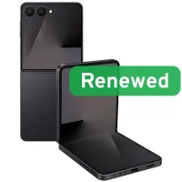 Samsung Renewed | Grade A | Galaxy Flip 7 FE | 128 GB | Black | 5G | O