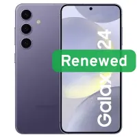 Samsung Renewed | Grade B | Galaxy S24 | 128 GB | Cobalt Violet | 5G | N