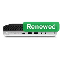 HP Renewed | Grade C | EliteDesk 800 G5 Desktop Mini | Intel Core I5-9500 | 8GB | UHD Graphics 630 | 512 GB | WiFi | Windows 11 Pro