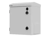 Lanberg Rack Cabinet 10" Wall/Pole-Mount IP55 Hermetic 320X220X400, Grey (Assembled)
