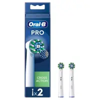 Braun Oral-B Cross Action Pro, 2 tk, valge - Varuharjad