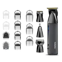 BaByliss Super-X Metal, 15-ühes, must - Trimmeri komplekt