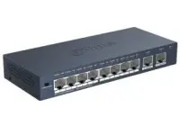 Switch DAHUA S3010-8GT-90 Switch type Unmanaged Form factor Desktop/Wall-Mounting 8xRJ-45 ports RJ…