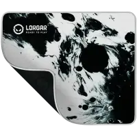 full print white and black design, bottom is black rubber with embossed LORGAR logo with double side edge stitching – pilt 5