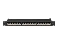 LANBERG patch panel 24port 1U cat.7 FTP