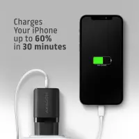 Axagon ACU-PQ33 mobiilseadme laadija Universaalne, Nutikell, Nutitelefon, Akupank, Mobiiltelefon, Tahvel Must Vahelduvvool Kiirlaadimine Hoonesisene – pilt 2