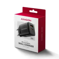 Axagon ACU-PQ33 mobiilseadme laadija Universaalne, Nutikell, Nutitelefon, Akupank, Mobiiltelefon, Tahvel Must Vahelduvvool Kiirlaadimine Hoonesisene – pilt 3